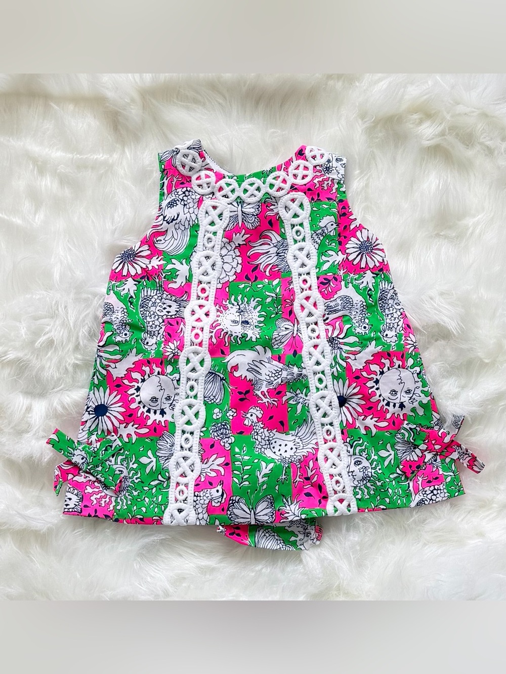 NWT Lilly Pulitzer Kids Dress and Bloomers Sz 12/18M